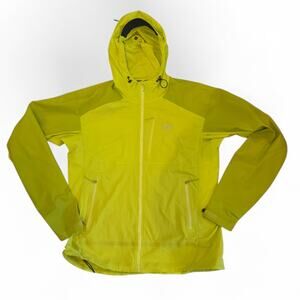 Arc'teryx Gamma Lightweight Hoody Men's Size Large Yellow Full Zip